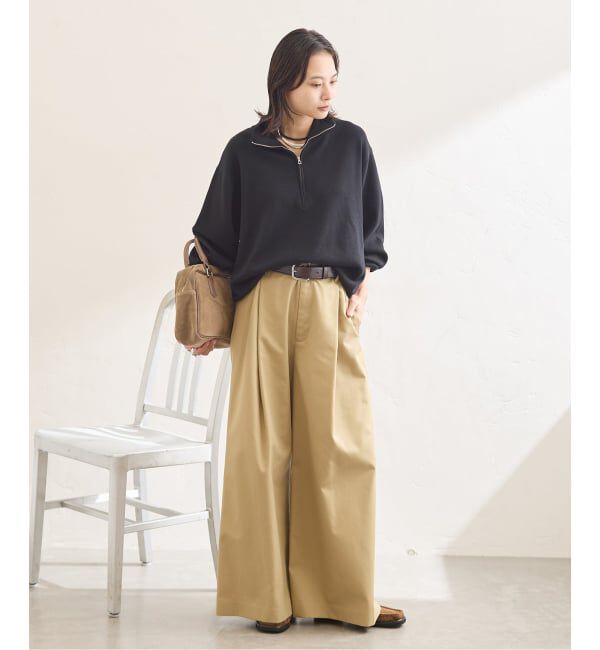 JOURNAL STANDARD「《WEB限定予約》ウォッシャブルTEXBRID ハーフZIP」|ニット・セーター|