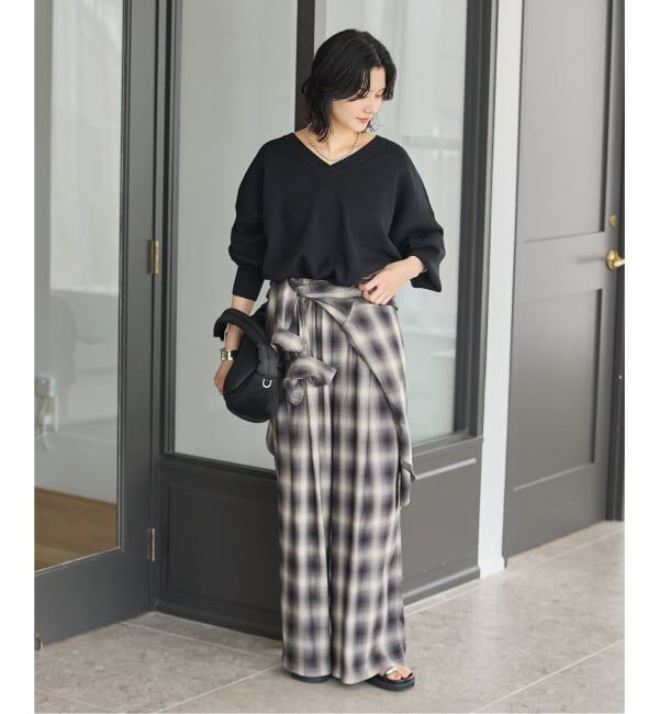 JOURNAL STANDARD「《新色あり/WEB限定追加予約》ウォッシャブルTEXBRID Vプルオーバー」|ニット・セーター|