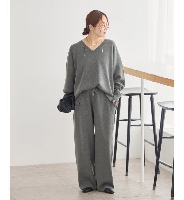 JOURNAL STANDARD「《新色あり/WEB限定追加予約》ウォッシャブルTEXBRID Vプルオーバー」|ニット・セーター|