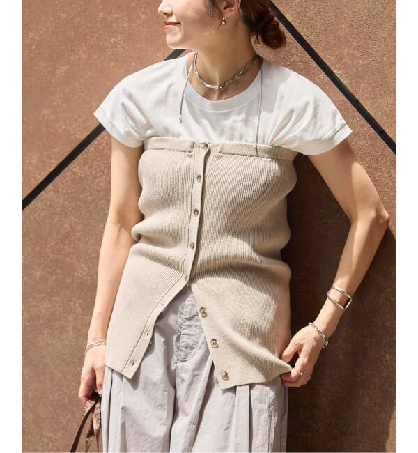 JOURNAL STANDARD「ウォッシャブルコットンシルクミックス ビスチェ」|その他|