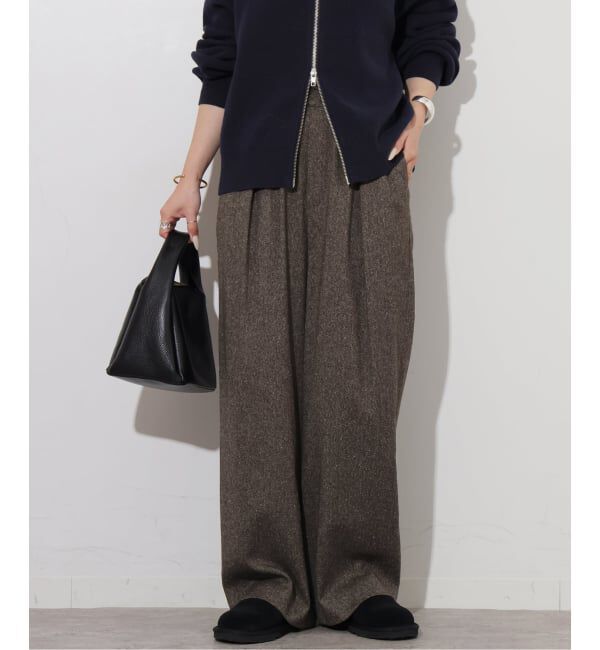 JOURNAL STANDARD relume「《予約》ツイーディータックイージーパンツ」|その他|ブラウン