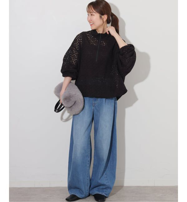 JOURNAL STANDARD relume「《予約》レースハーフジッププルオーバー」|その他|