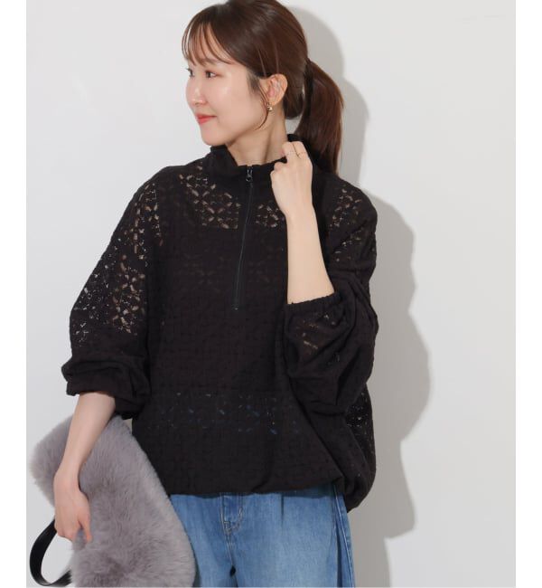 JOURNAL STANDARD relume「《予約》レースハーフジッププルオーバー」|その他|