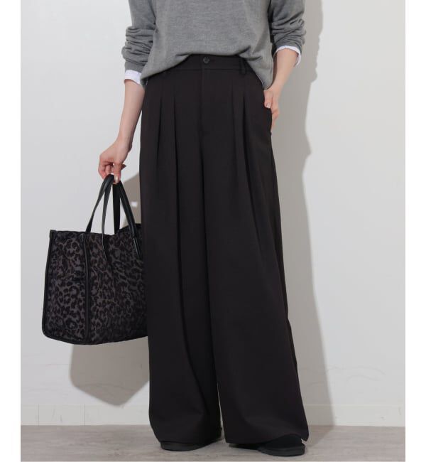 JOURNAL STANDARD relume「《予約》ウォッシャブルサージストレッチタックパンツ」|その他|