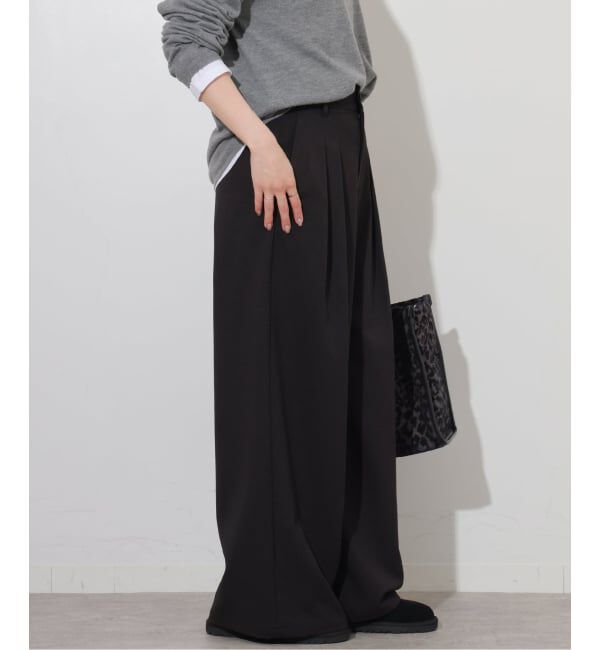 JOURNAL STANDARD relume「《予約》ウォッシャブルサージストレッチタックパンツ」|その他|