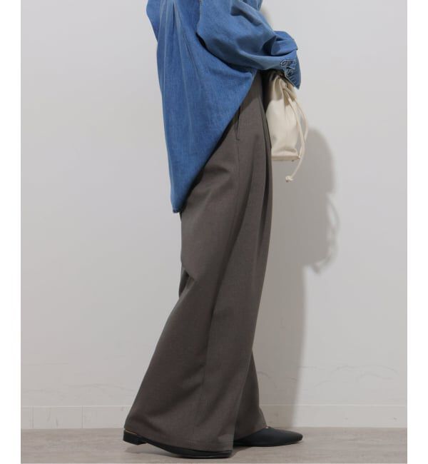 JOURNAL STANDARD relume「《予約》ウォッシャブルサージストレッチタックパンツ」|その他|