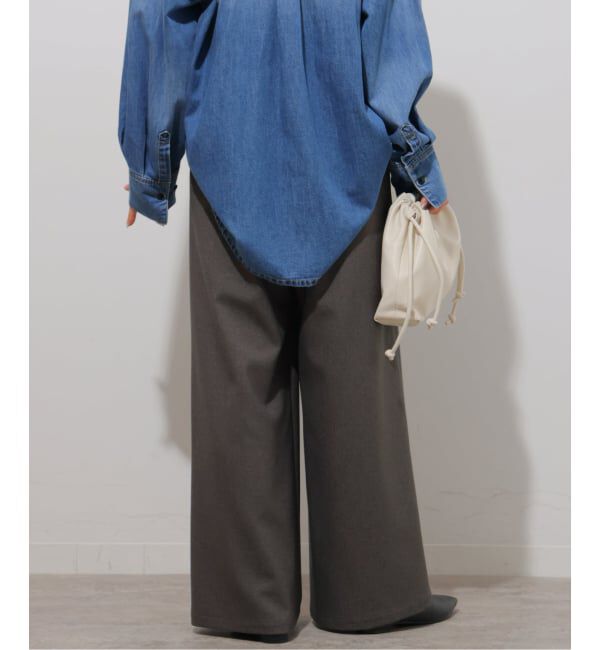 JOURNAL STANDARD relume「《予約》ウォッシャブルサージストレッチタックパンツ」|その他|