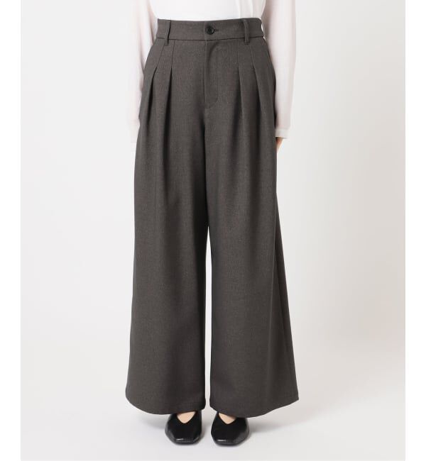 JOURNAL STANDARD relume「《予約》ウォッシャブルサージストレッチタックパンツ」|その他|