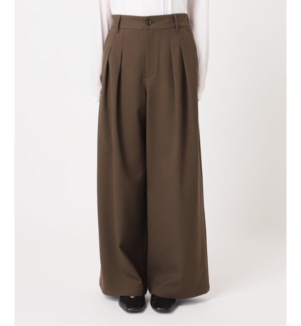 JOURNAL STANDARD relume「《予約》ウォッシャブルサージストレッチタックパンツ」|その他|