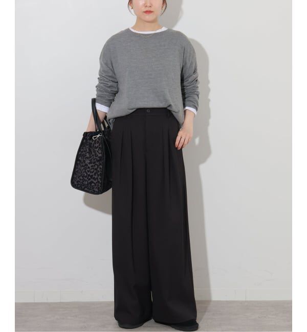 JOURNAL STANDARD relume「《予約》ウォッシャブルサージストレッチタックパンツ」|その他|