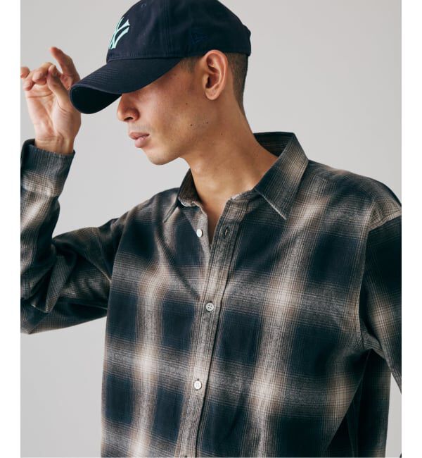 JOURNAL STANDARD「《予約》オンブレ フランネル チェック レギュラー シャツ 1」|シャツ・ブラウス|