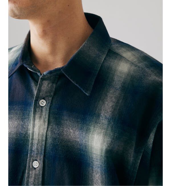 JOURNAL STANDARD「《予約》オンブレ フランネル チェック レギュラー シャツ 1」|シャツ・ブラウス|