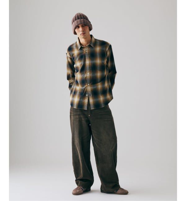JOURNAL STANDARD「《予約》オンブレ フランネル チェック レギュラー シャツ 1」|シャツ・ブラウス|