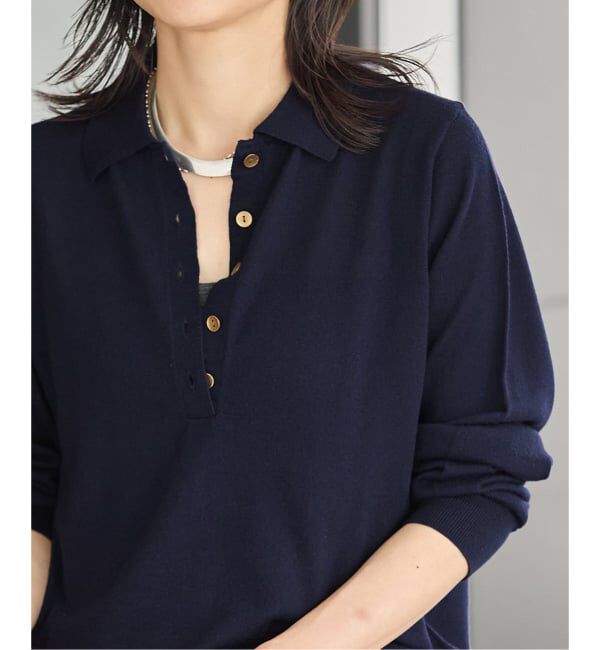 JOURNAL STANDARD「《WEB限定追加予約3》ウォッシャブルウール ポロシャツ」|ニット・セーター|