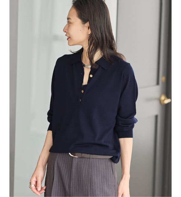 JOURNAL STANDARD「《WEB限定追加予約3》ウォッシャブルウール ポロシャツ」|ニット・セーター|