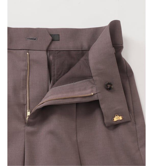 NOBLE「《追加・WEB限定カラーあり》エステルツイルストレッチスラックスパンツ」|スラックス|