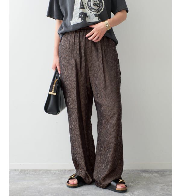 Spick and Span「《追加》TICCA / ティッカ  レオパードジャガードパンツ」|その他|
