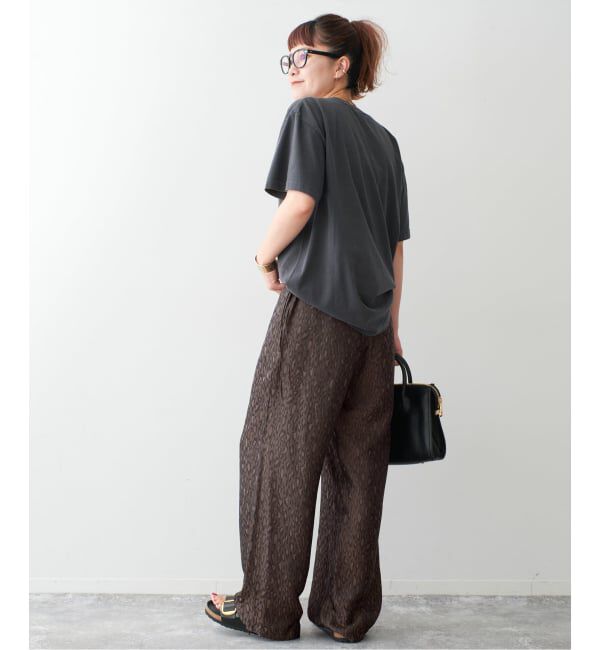 Spick and Span「《追加》TICCA / ティッカ  レオパードジャガードパンツ」|その他|