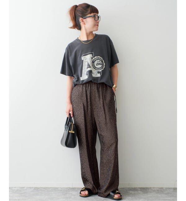 Spick and Span「《追加》TICCA / ティッカ  レオパードジャガードパンツ」|その他|