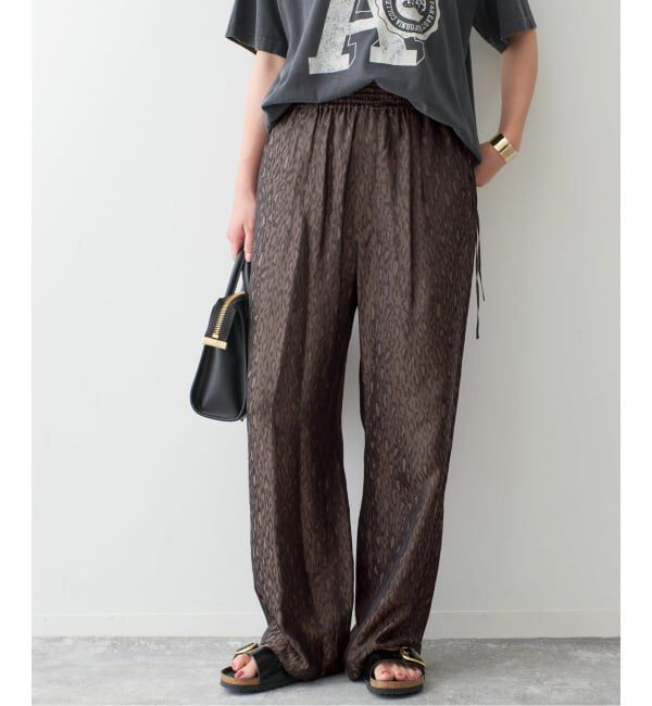 Spick and Span「《追加》TICCA / ティッカ  レオパードジャガードパンツ」|その他|