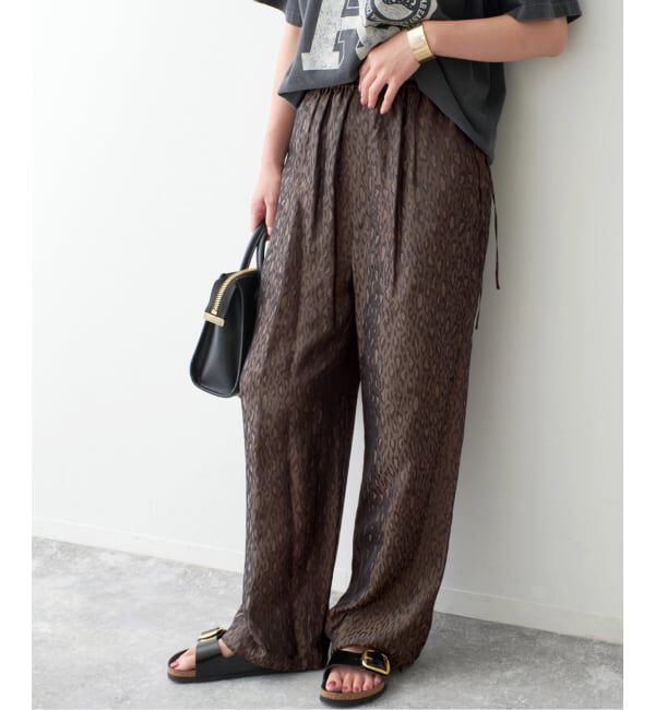Spick and Span「《追加》TICCA / ティッカ  レオパードジャガードパンツ」|その他|