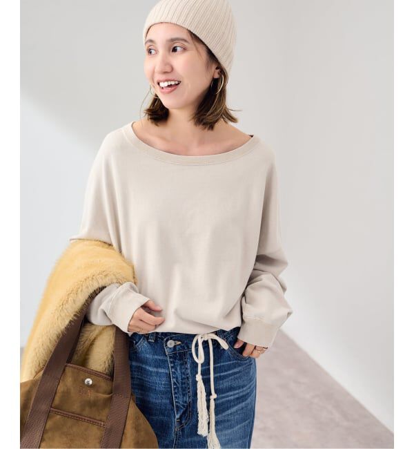 FRAMeWORK「ウェットオゾン加工2WAY L/Tee」|Tシャツ・カットソー|ホワイト A