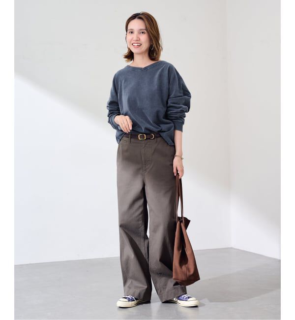 FRAMeWORK「ウェットオゾン加工2WAY L/Tee」|Tシャツ・カットソー|