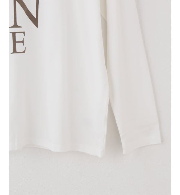 Spick and Span「フロッキープリントロゴTEE」|Tシャツ・カットソー|