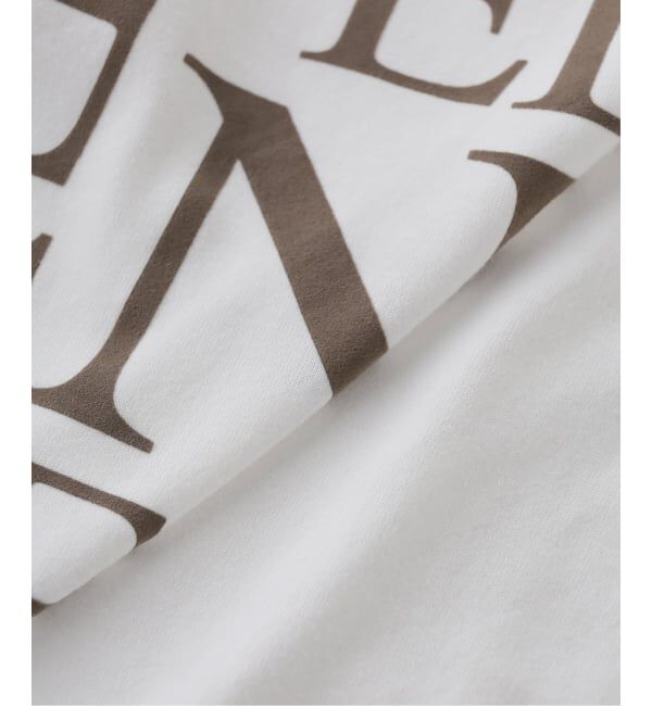 Spick and Span「フロッキープリントロゴTEE」|Tシャツ・カットソー|