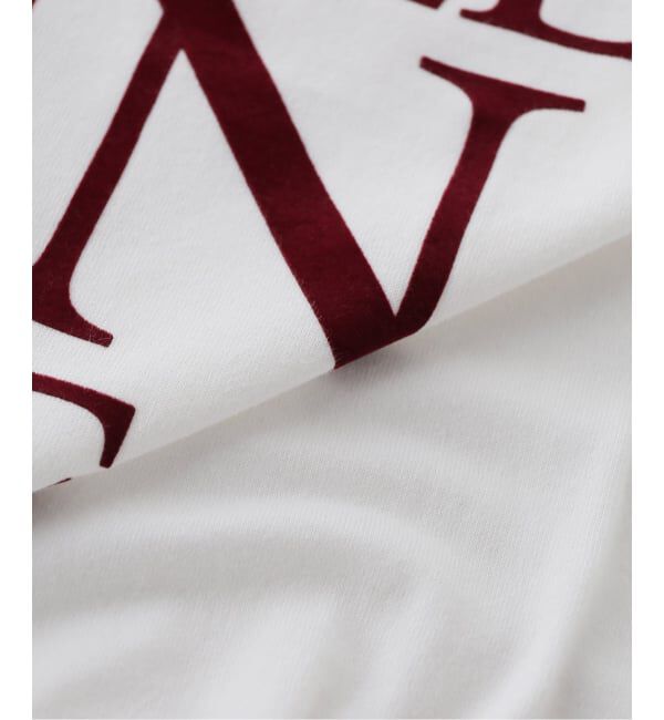 Spick and Span「フロッキープリントロゴTEE」|Tシャツ・カットソー|
