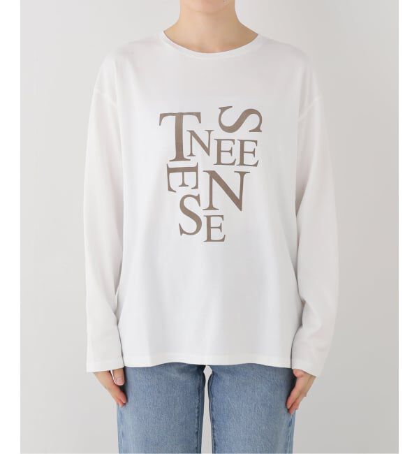 Spick and Span「フロッキープリントロゴTEE」|Tシャツ・カットソー|