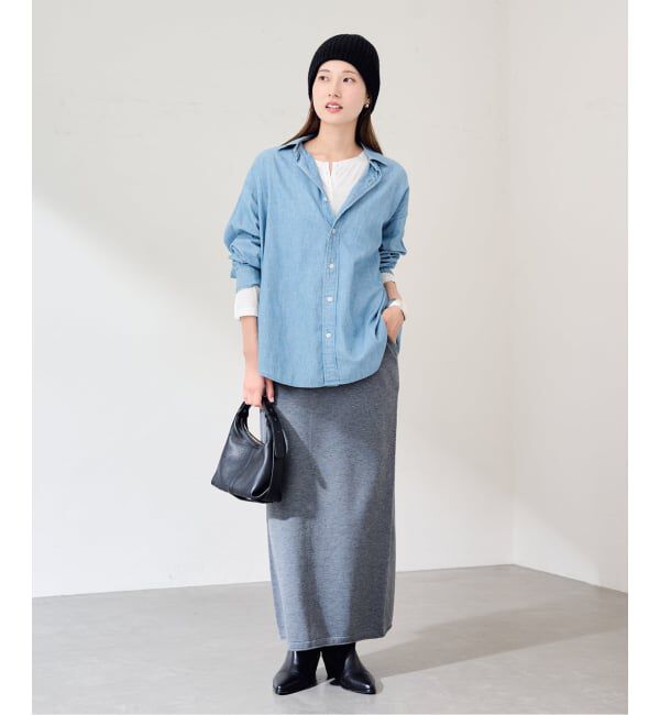FRAMeWORK「≪予約≫ヘンリーネックロングスリーブ」|Tシャツ・カットソー|