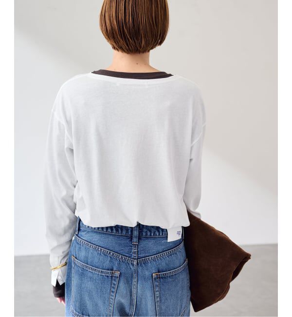 FRAMeWORK「≪予約≫ヘンリーネックロングスリーブ」|Tシャツ・カットソー|