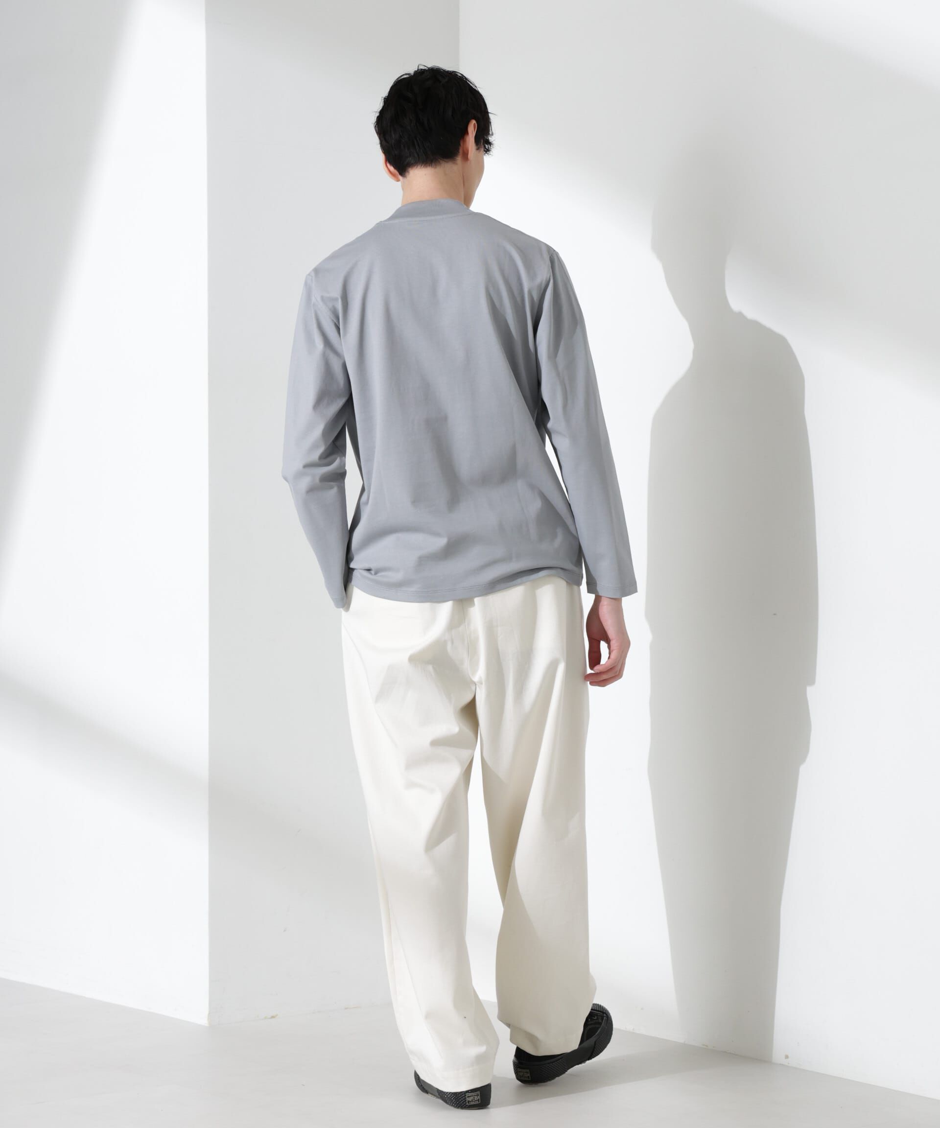 NANO universe「ジャケT(R) クルーネック 長袖」|Tシャツ・カットソー|