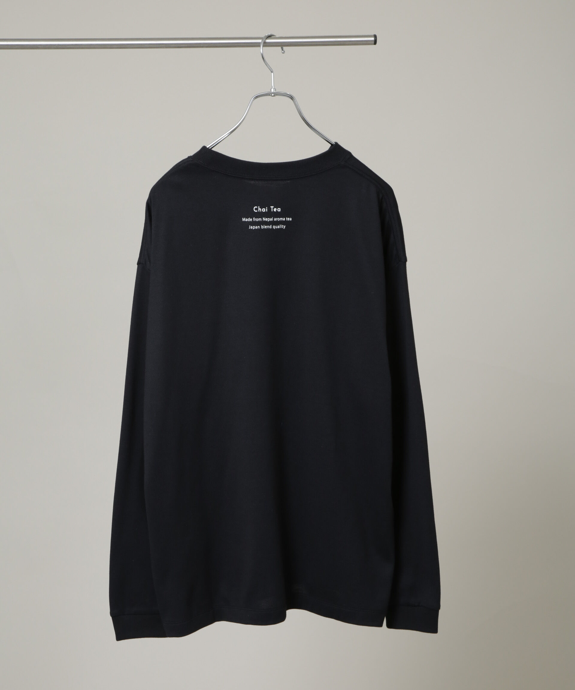 NANO universe「Anti Soaked(R)&times;SUNCHAI ロゴ刺繍 汗染み防止 Tシャツ長袖」|Tシャツ・カットソー|