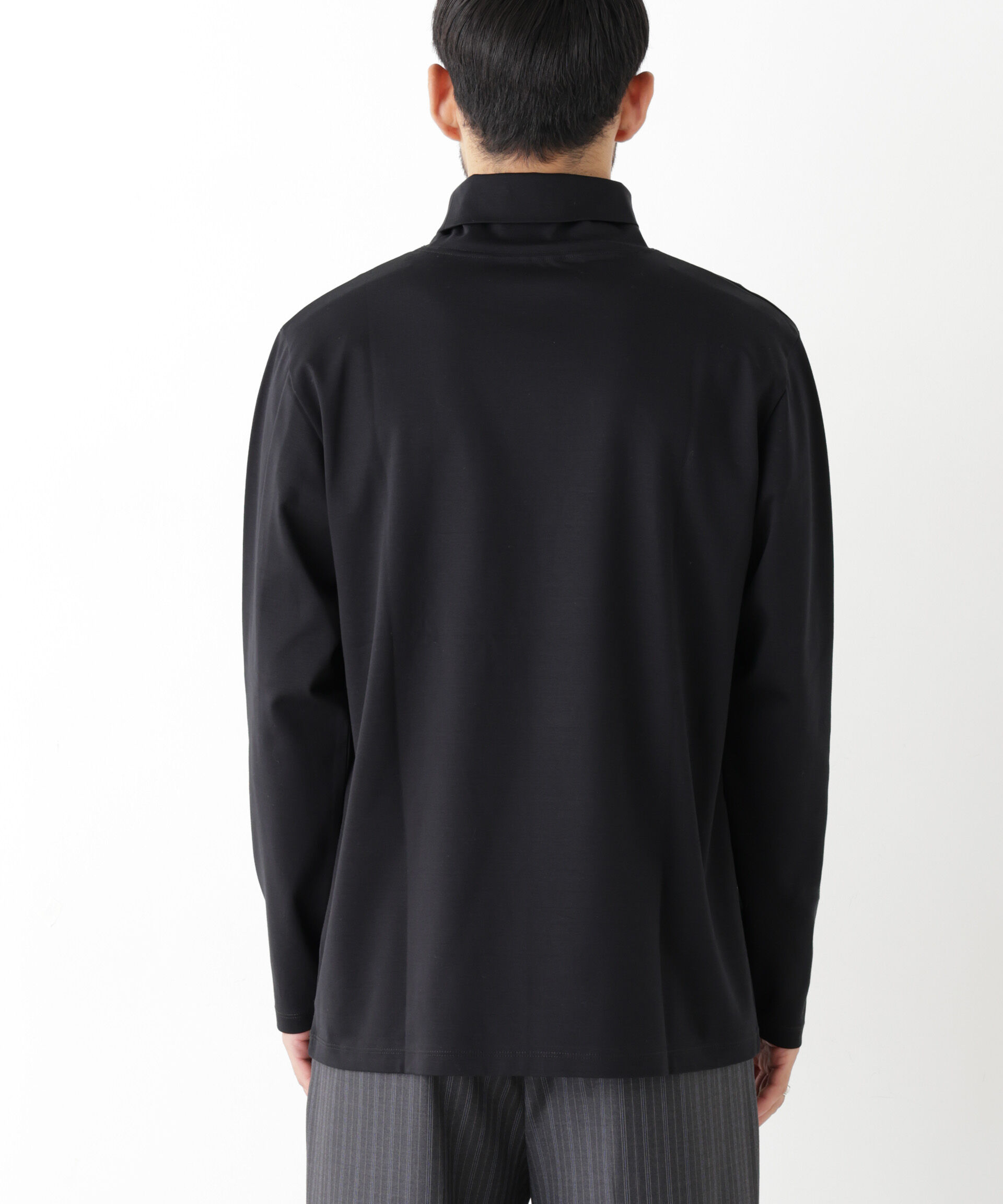 NANO universe「ジャケT(R) プレミアム タートルネック 長袖」|Tシャツ・カットソー|