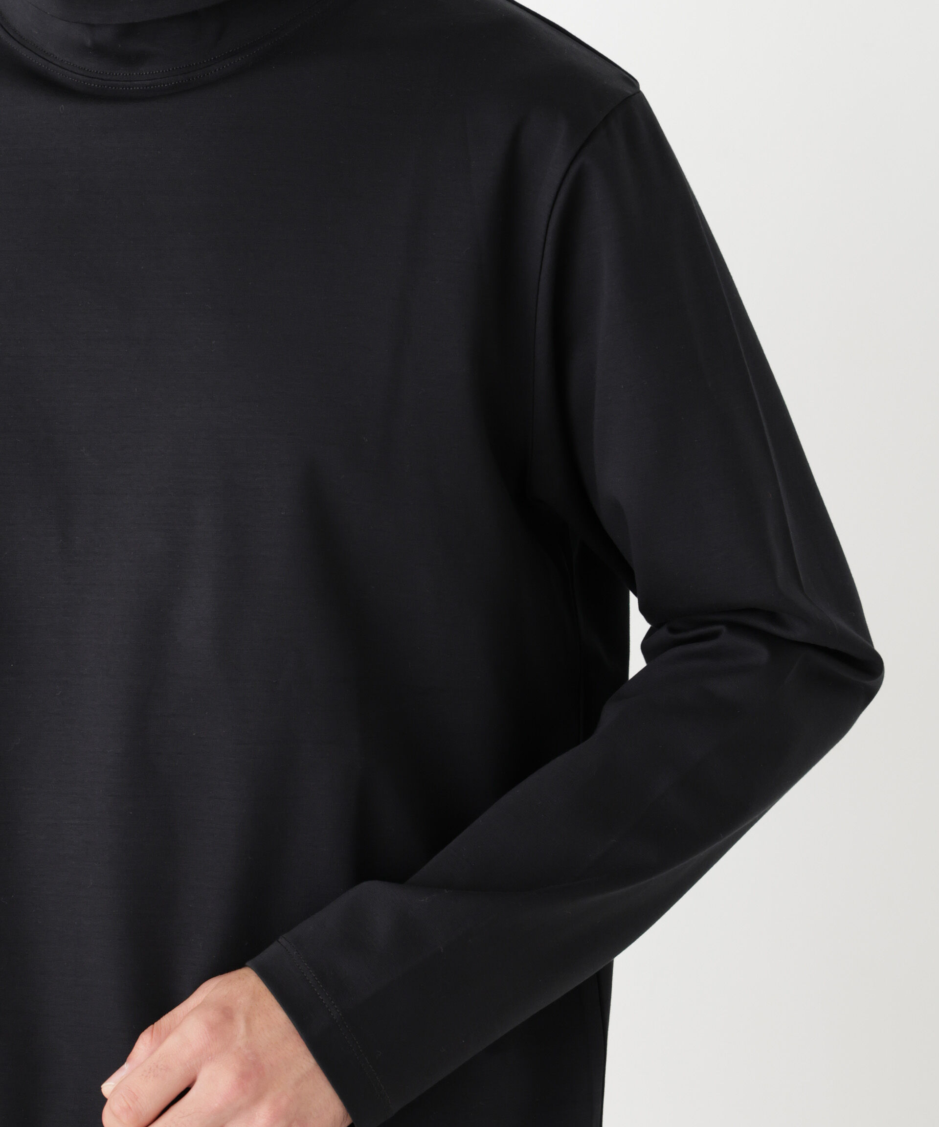 NANO universe「ジャケT(R) プレミアム タートルネック 長袖」|Tシャツ・カットソー|