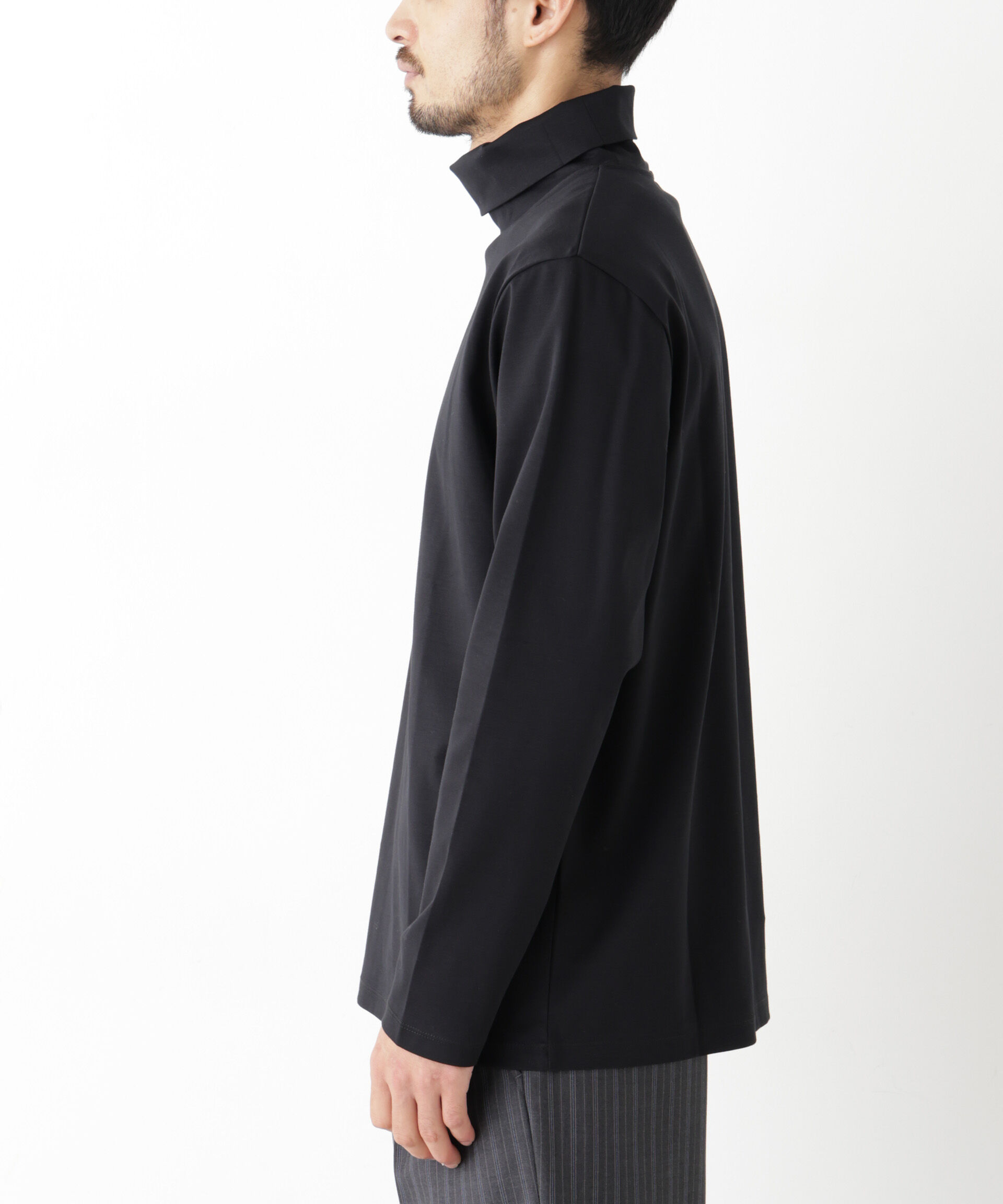 NANO universe「ジャケT(R) プレミアム タートルネック 長袖」|Tシャツ・カットソー|
