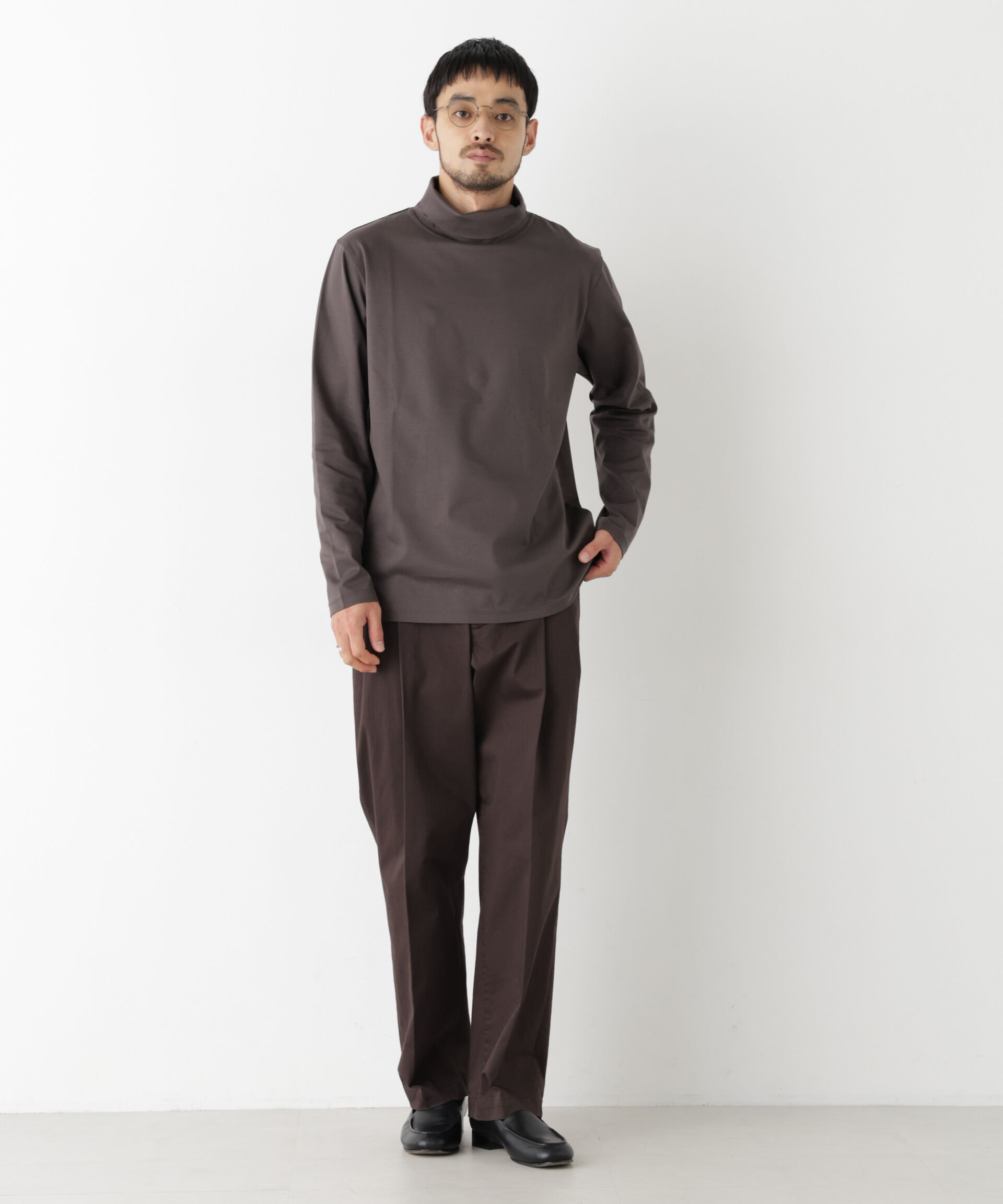 NANO universe「ジャケT(R) プレミアム タートルネック 長袖」|Tシャツ・カットソー|