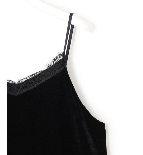 23区「【一部予約】ベロアキャミ ツインセット トップス」|Tシャツ・カットソー|