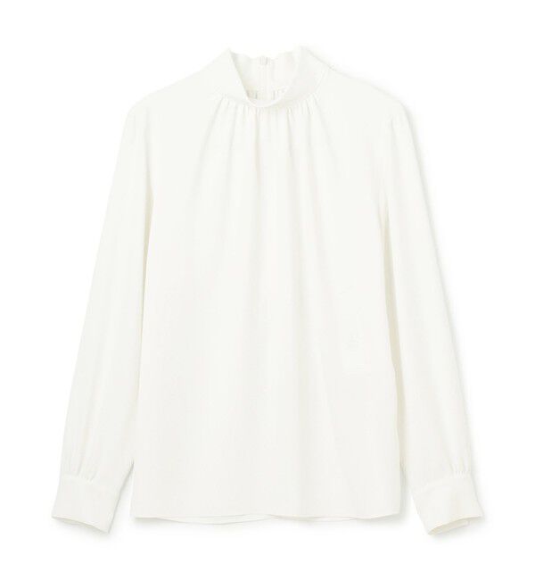 BEIGE,「【人気シリーズ】EVA / ハイネックロングスリーブブラウス」|シャツ・ブラウス|