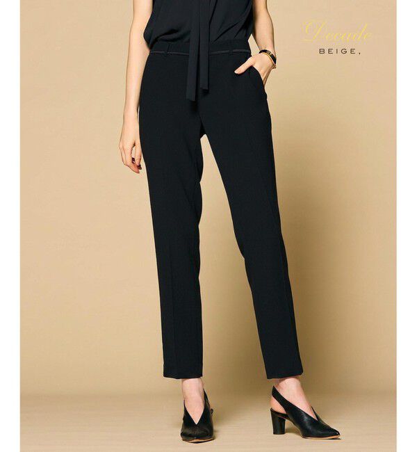 BEIGE,「【セットアップ対応】CINDY / クロップドパンツ」|その他|Black x Black