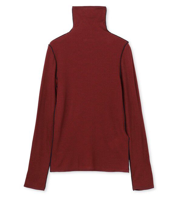 BEIGE,「FORD / 配色メローハイネックウールトップス」|Tシャツ・カットソー|Bordeaux