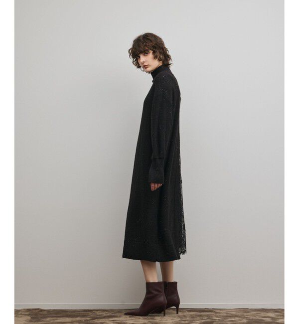 GRACE CONTINENTAL「スパンコールニットワンピース」|ワンピース|