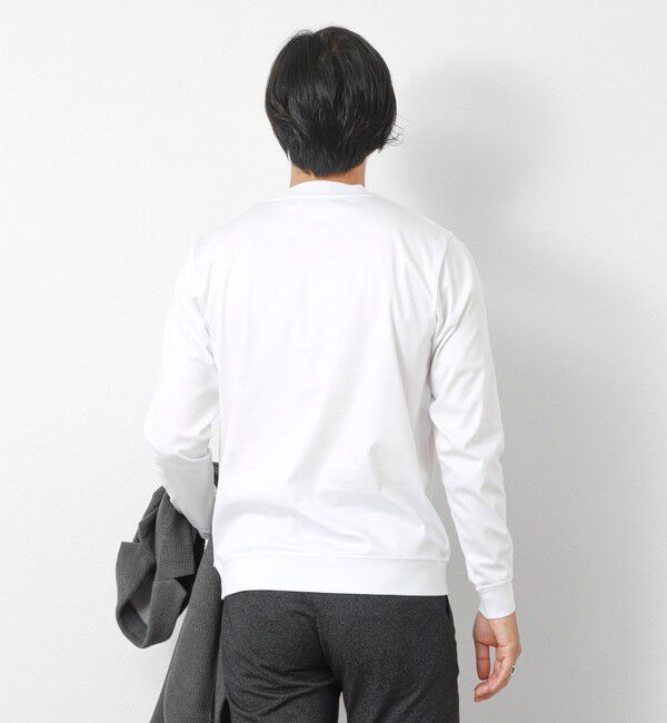 NOLLEY'S goodman「《ビジカジ対応》シルケットスムース クルーネック ドレスロンT 26AW」|Tシャツ・カットソー|