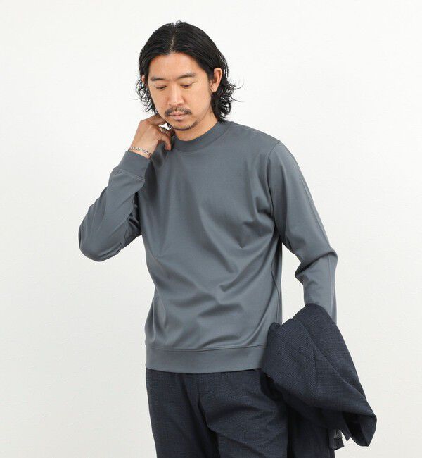 NOLLEY'S goodman「《ビジカジ対応》シルケットスムース クルーネック ドレスロンT 26AW」|Tシャツ・カットソー|