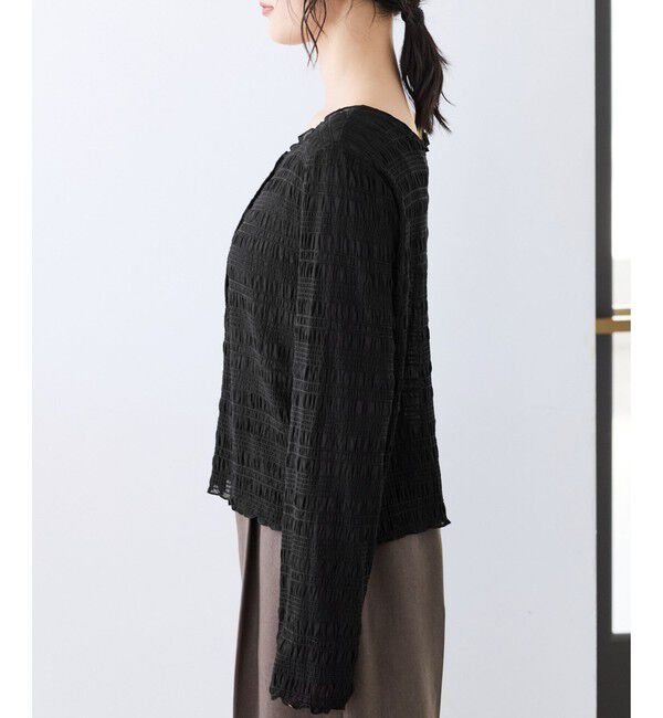 VIS「ドットシャーリングシアーカーディガン」|カーディガン|
