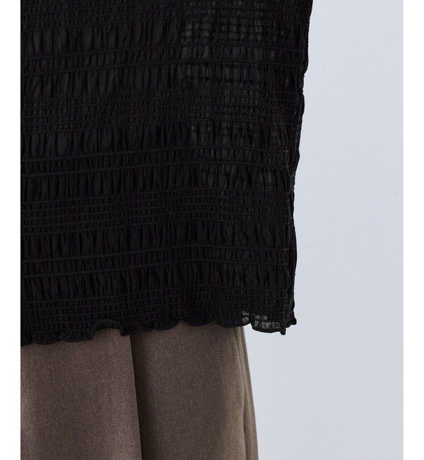 VIS「ドットシャーリングシアーカーディガン」|カーディガン|