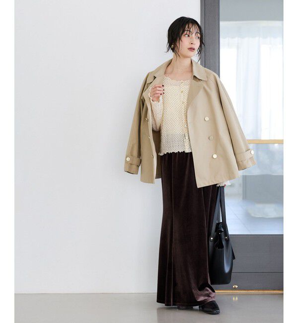 VIS「ドットシャーリングシアーカーディガン」|カーディガン|