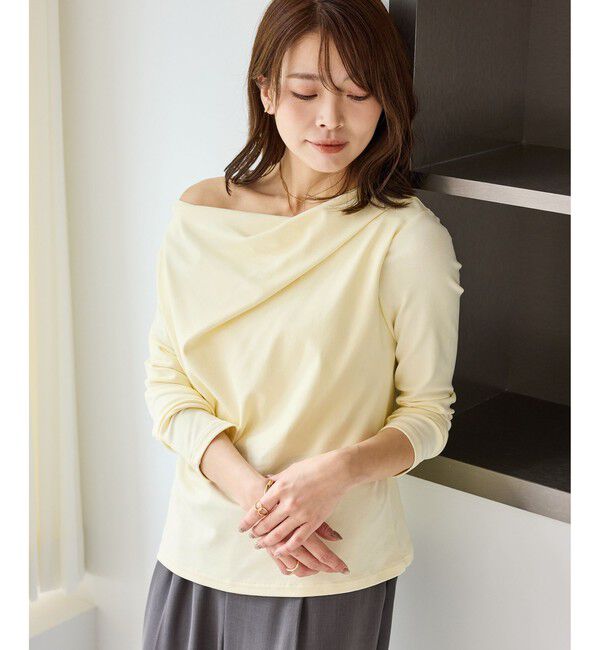 Rope&rsquo;Picnic「ドレープカットトップス」|Tシャツ・カットソー|